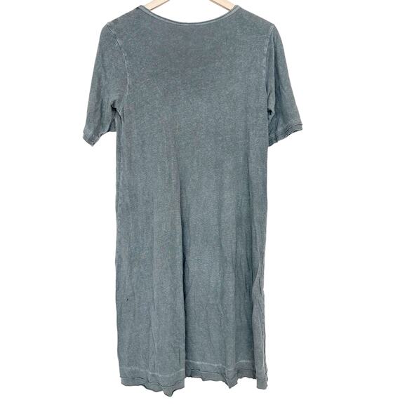 Christina Lehr Green Short Sleeve T Shirt Dress OS - Picture 3 of 5